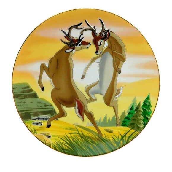 Bambi Limited Edition Disney Plate The Challenge - Picture 1 of 2